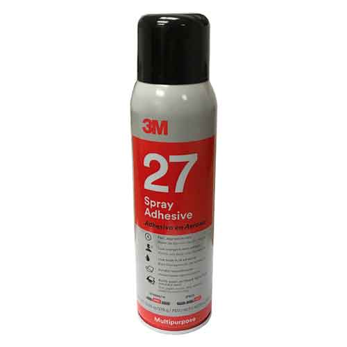 3M Spray 27 Adhesive 20 fl oz...Net Wt 13.05oz.