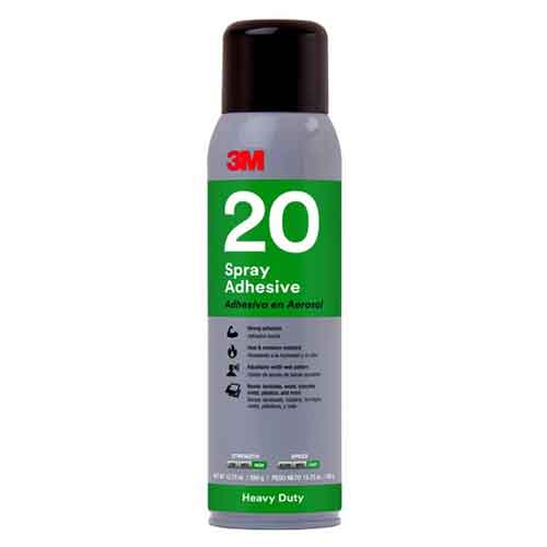 3M Spray 20 Woodworking Adhesive 20 fl oz...Net Wt 13.8oz.