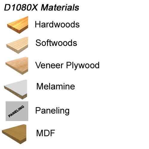 Diablo D1080X 10" x 80T Carbide Ultra Finish Blade - Material