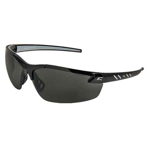 Edge Eyewear Zorge DZ116-G2 Black Frame, Smoke Lens Safety Glasses