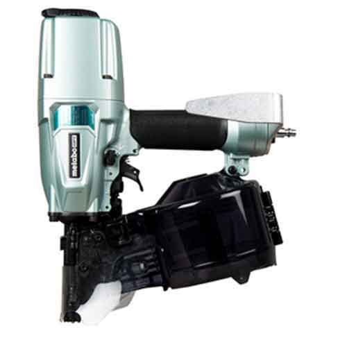 Metabo-HPT NV75A5 3" Coil Siding and Fence Nailer Side View