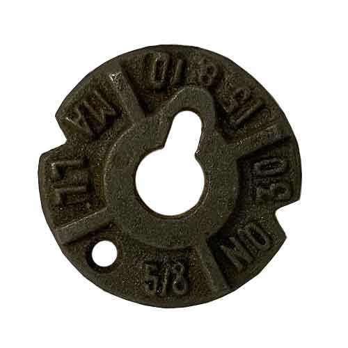 5/8" Plain Malleable Cast Iron Washer