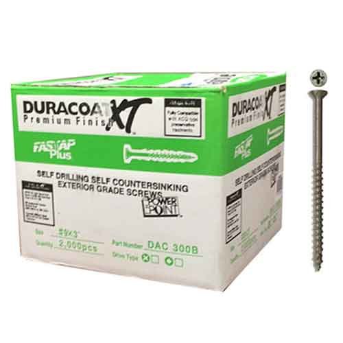 Fastap® Plus DAC300B 3" x #9 Phillips Exterior Screws (2M/Box)