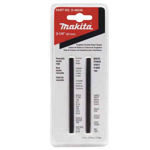 Makita D-46246 Tungsten-Carbide Planer Blades - Pack of 2 blades