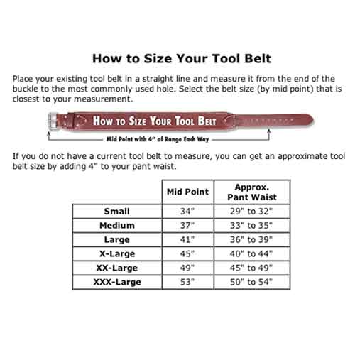 Occidental Leather - How to size your tool belt