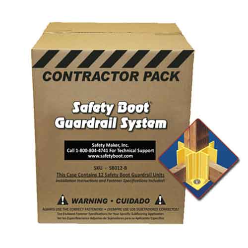 Safety Boot Guardrail System - Bulk Case of 12