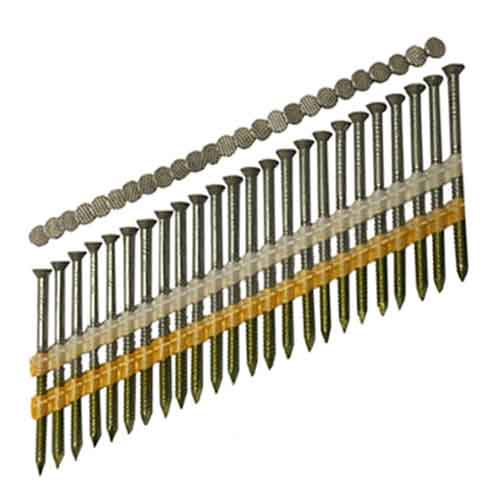 Simpson S11A250CNJ 2-1/2" X .120" Type 304 Bright Stainless R.S. Strip Nails (1,000/Box)