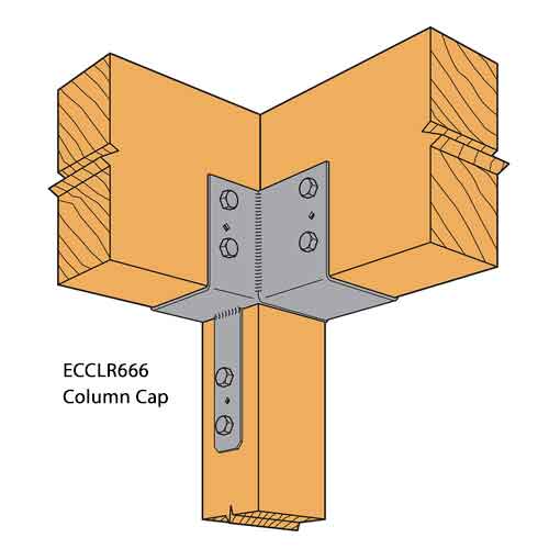 Simpson Strong-Tie ECCLR666 Installation Illustration
