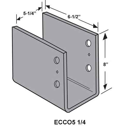Simpson Strong-Tie ECCO5 Dimensions