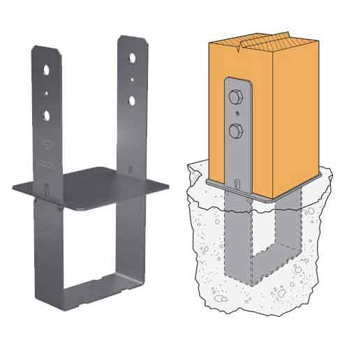 Simpson Strong-Tie CB88 Bolt-On 8 x 8 Column Base (10 Box Special)