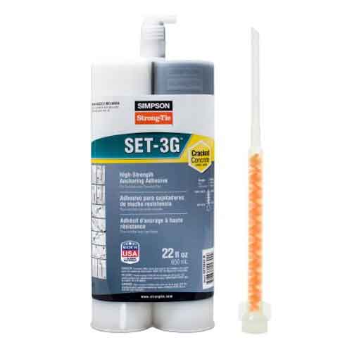Simpson Strong-Tie 22 oz. SET3G22-N Epoxy Adhesive with Nozzle