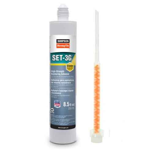 Simpson Strong-Tie SET3G10 8.5 oz.  Epoxy Adhesive with Nozzle