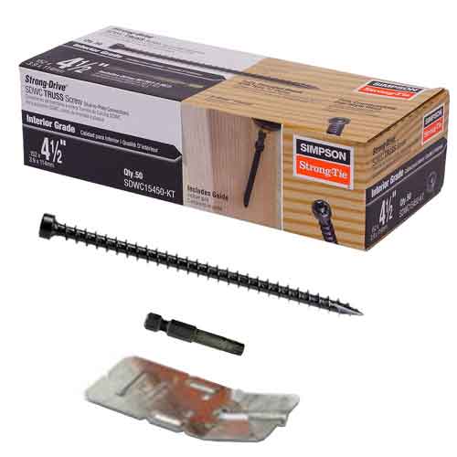 Simpson Strong-Tie SDWC15450-KT 4-1/2" Strong Drive&reg; Structural Screws