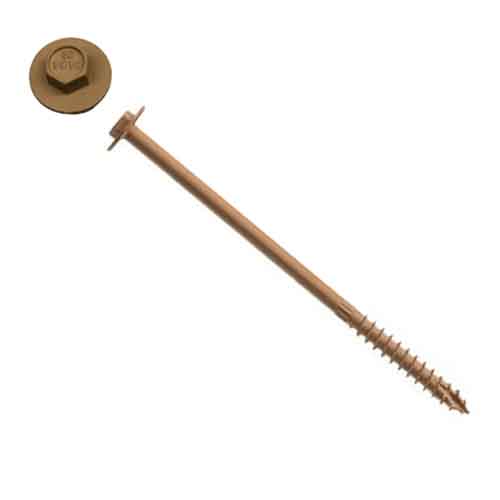 Simpson Strong-Drive&reg; SDWH191000DB 10" Hex Head Structural Wood Screw