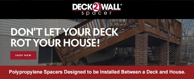 Deck2Wall Spacers