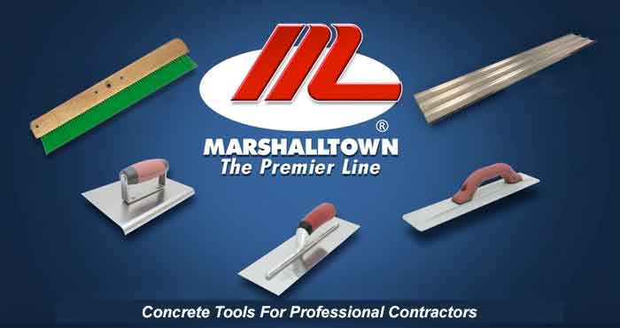 Marshalltown Concrete Tools