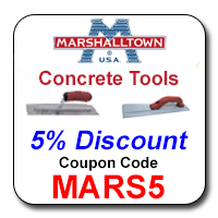 Marshalltown Concrete Tools Savings Coupon