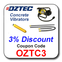Oztec Concrete Vibrators Savings Coupon