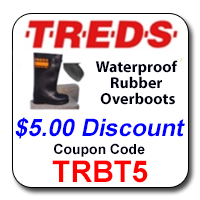 Treds Waterproof Overboot Savings Coupon