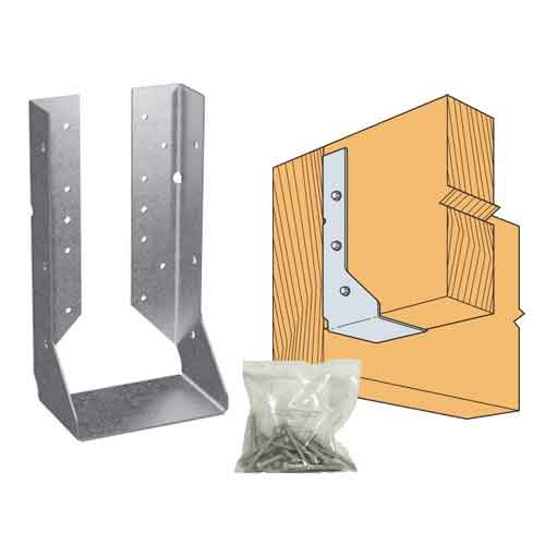 Simpson Strong-Tie ZMAX 4 x 12 Concealed Flange Face Mount Joist