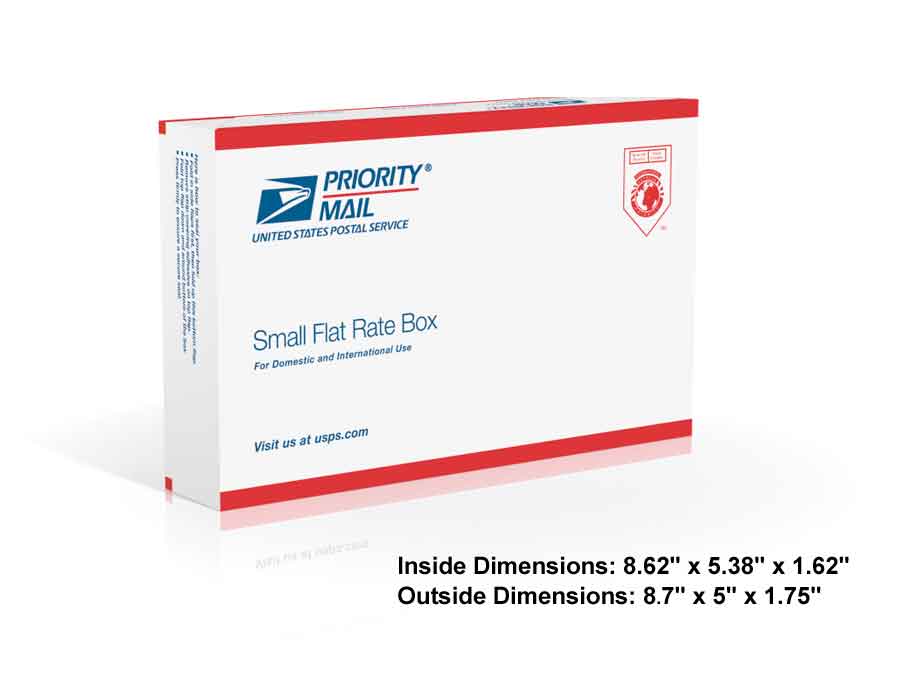 what are sizes of usps boxes flat rate?