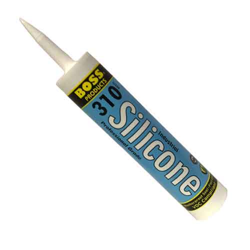 Boss 310 Clear Industrial Silicone Sealant - 10.1oz.