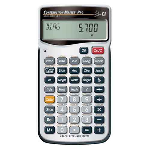 Calculated Industries 4065 Construction Master Pro Calculator