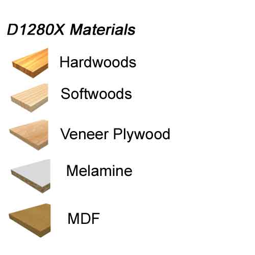 Diablo D1280X 12" x 80T Carbide Fine Finish Blade - Material