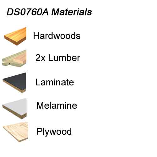 Diablo Tools 7-1/4" x 60T D0760A Carbide Ultra Finish Blade - material