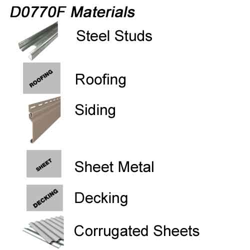 Diablo D0770F 7-1/4" x 70T Steel Demon Thin Metal Blade - Material