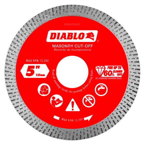 Diablo Tools DMADC0500 5" Continuous Rim Diamond Blade