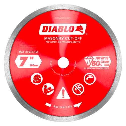 Diablo Tools DMADC0700 7" Continuous Rim Diamond Blade