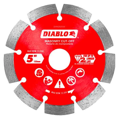Diablo Tools DMADS0500 5" Segmented Diamond Blade