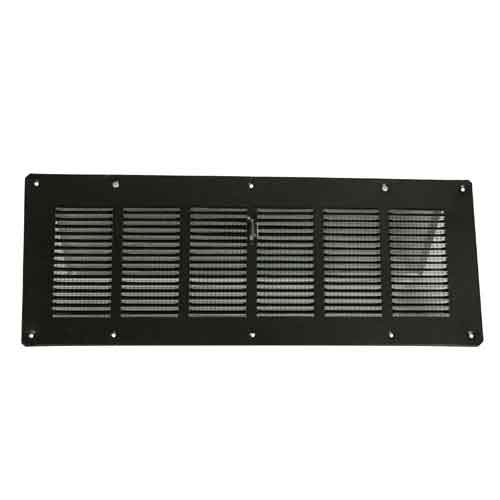 Famco VD616BR 6" x 16" Brown Foundation Vent with Damper