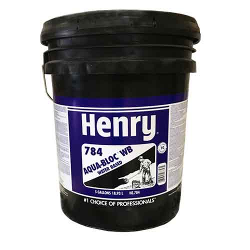 Henry® Aqua-Bloc WB Elastomeric Asphalt Emulsion Waterproofing