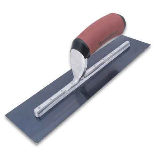 Marshalltown MXS56BD 12" x 3" Finishing Trowel - Curved DuraSoft Handle - Square End
