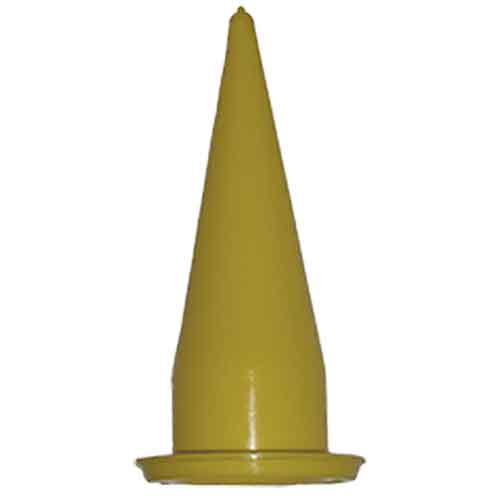 PC-620 Yellow Plastic Cones for Newborn 620AL Sausage Caulking Gun