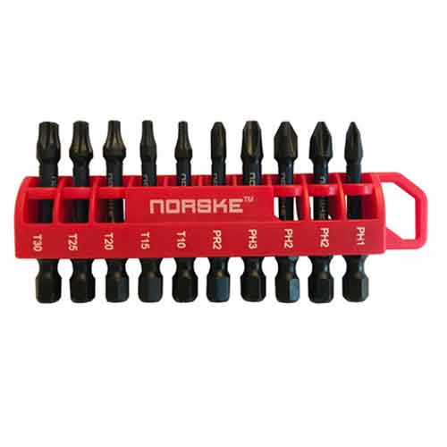 Norske Tools NIBPI613 #2 Phillips and Torx Assorted Tips