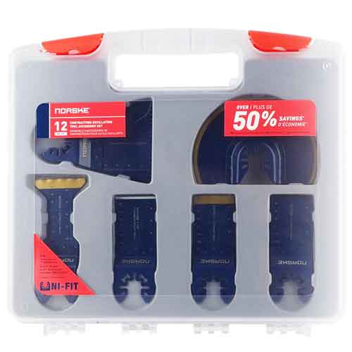 Norske Tools NOTP275 12 Piece Oscillating Accessory Kit