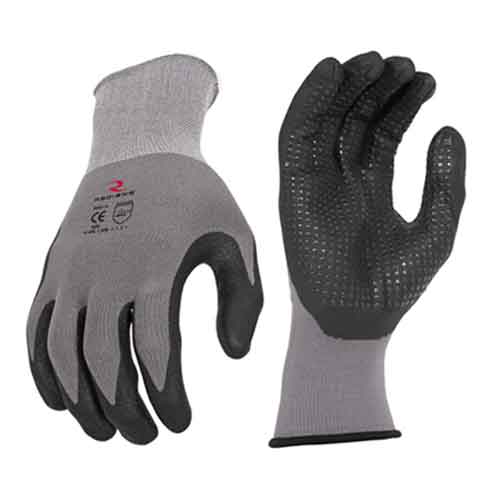 Radians RWG11M Medium Microdot Foam Nitrile Gripper Gloves