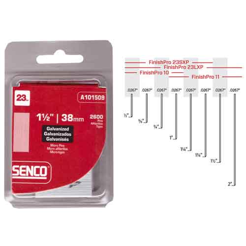 Senco A101509 1-1/2 inch Micro Headless Pin