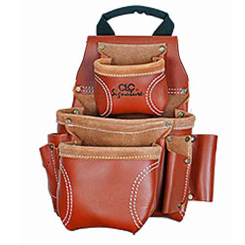 CLC 21448 Leather Tool Bag Set-Left