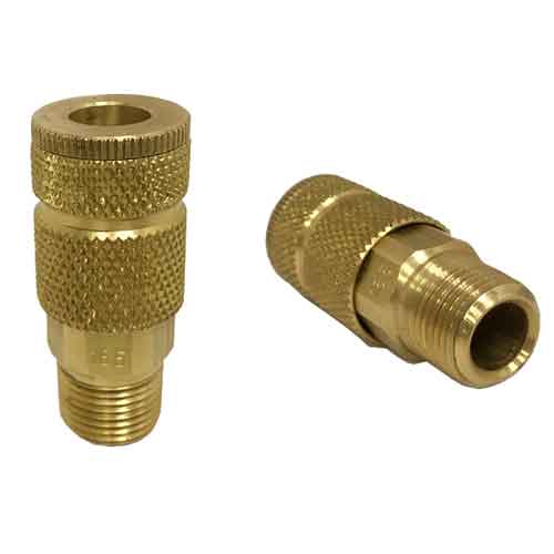 Coilhose 165 Female Coupler - 3/8" MPT x 1/4" Auto Style Body