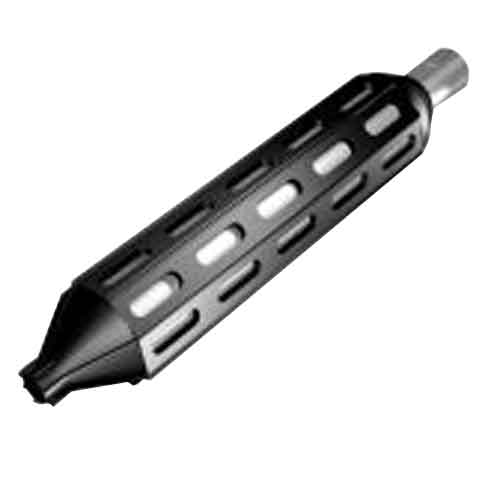 1-1/4 Rubber Tip Head 20' Pencil Shaft 1-1/4 Rubber Tip Head 1 Phase AC/DC 20 Pencil Shaft 17 Amp Motor OZTEC 2.4OZ-FSP20OZ-H125OZ-RT Concrete Vibrator