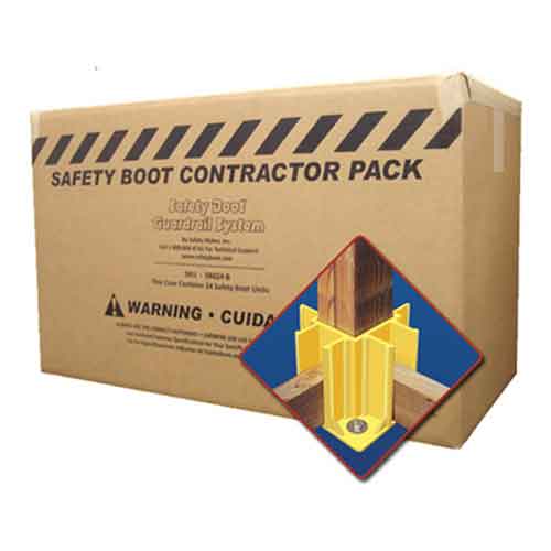 Safety Boot Guardrail System Bulk Pack of 24