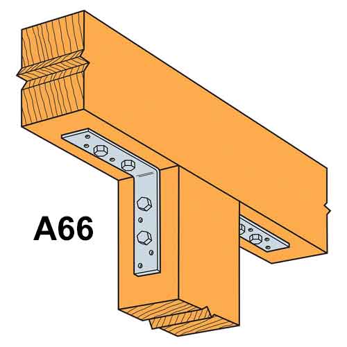 Simpson Strong-Tie A66 Angle Clip Illustration