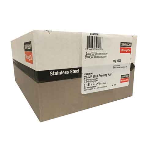 Simpson 16d stainless steel strip nails