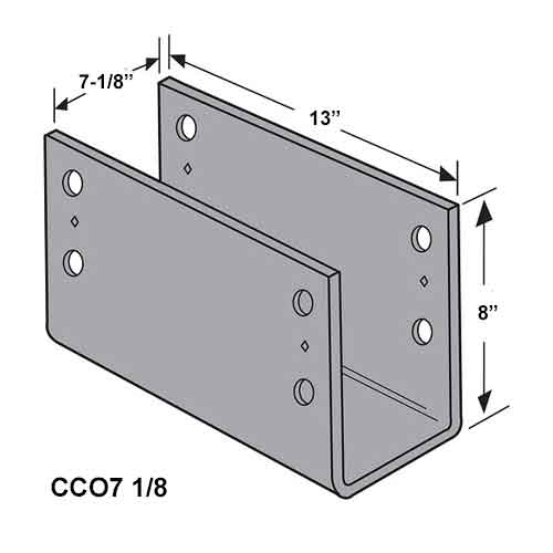 Simpson Strong-Tie CCO7 1/8 Dimensions