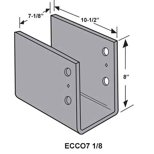 Simpson Strong-Tie ECCO7 1/8 Dimensions