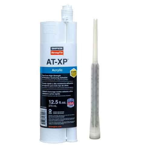 Simpson Strong-Tie AT-XP13 12.5oz. ACRYLIC-TIE Adhesive w/Nozzle